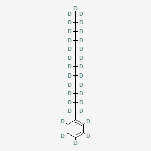 Chemical structure of N-Dodecylbenzene-d30