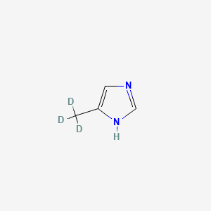 Chemical structure of 4-Methyl-imidazole-d3