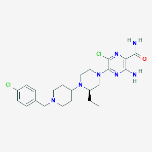 Chemical structure of (R)-SCH 546738