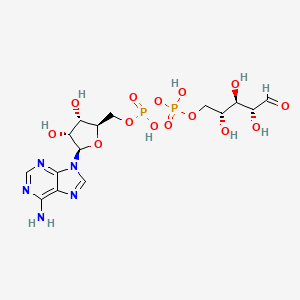 Chemical structure of Adenosine 5′-diphosphoribose