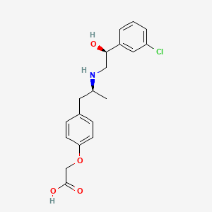 Chemical structure of BRL-37344