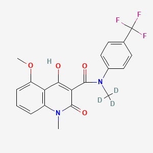 Chemical structure of Tasquinimod-d3