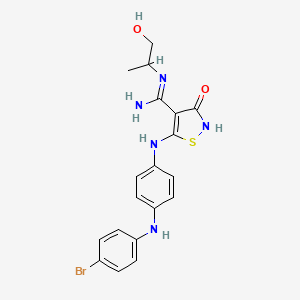 Chemical structure of VRX0466617