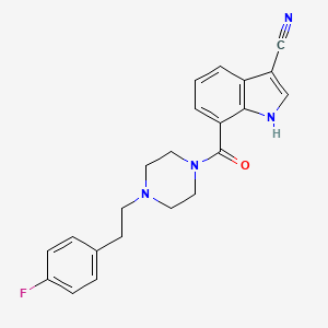 Chemical structure of Pruvanserin