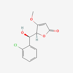 Chemical structure of Losigamone