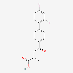 Chemical structure of Flobufen