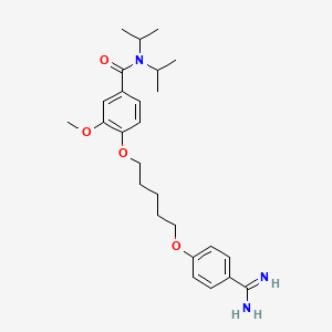 Chemical structure of Moxilubant