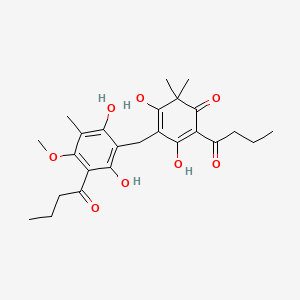 Chemical structure of Aspidin