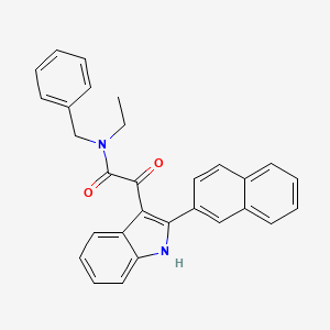 Chemical structure of ER 50891 quarterhydrate