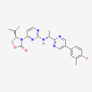 Chemical structure of (1R)-IDH889
