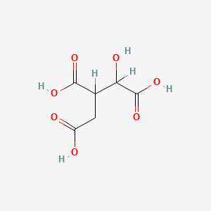 Chemical structure of Isocitric acid