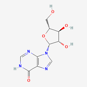 Chemical structure of beta-Inosine