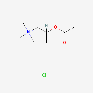 Chemical structure of delta-Valerobetaine-d9 chloride