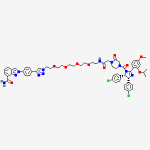 Chemical structure of rel-PROTAC PARP1 degrader