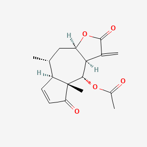 Chemical structure of Helenalin acetate
