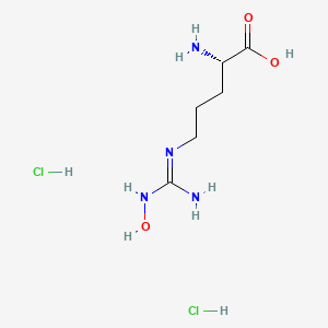 Chemical structure of L-Hydroxy arginine dihydrochloride