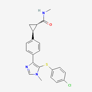 Chemical structure of HIF-1α-IN-2 hydrochloride