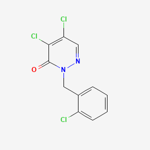 Chemical structure of EcDsbB-IN-10