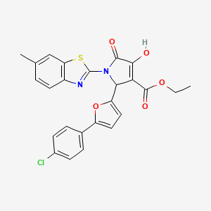 Chemical structure of PS432