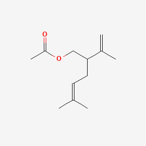 Chemical structure of Lavandulyl acetate