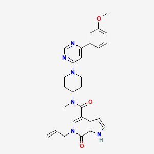 Chemical structure of GNE-886