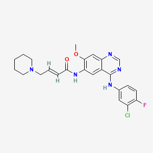 Chemical structure of Dacomitinib hydrate