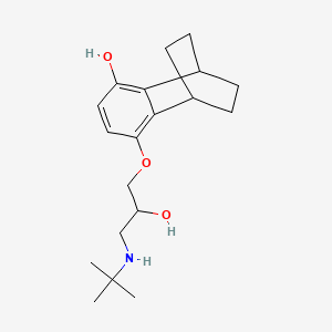 Chemical structure of Nafetolol
