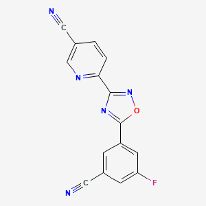 Chemical structure of AZD6538