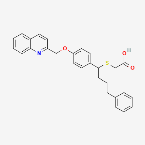 Chemical structure of L-674573