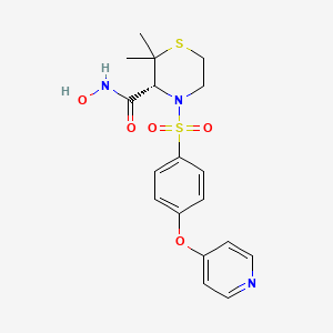Chemical structure of (R)-Prinomastat