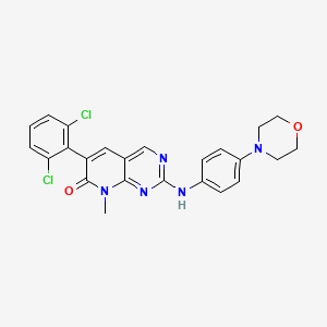 Chemical structure of PD173952