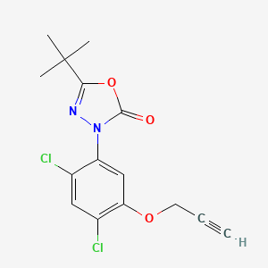 Chemical structure of Oxadiargyl