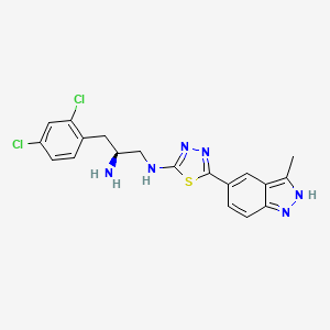 Chemical structure of DB818 dihydrochloride
