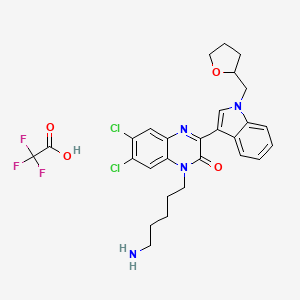 Chemical structure of HTH-01-091 TFA