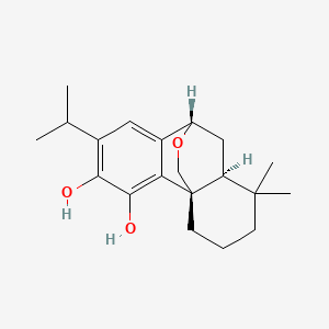 Chemical structure of 20-Deoxocarnosol