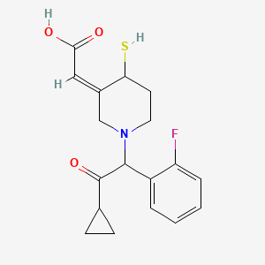 Chemical structure of trans-R-138727