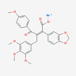 Chemical structure of PD-156707