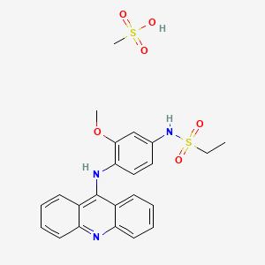 Chemical structure of NSC243928 mesylate