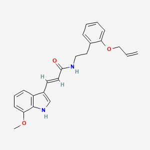 Chemical structure of JI130