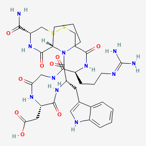 Chemical structure of Batifiban TFA