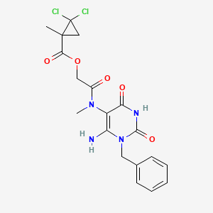 Chemical structure of PRMT5-IN-1 hydrochloride