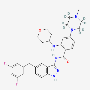 Chemical structure of Entrectinib-d8