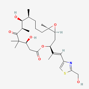Chemical structure of Epothilone F