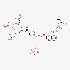 Chemical structure of FAPI-2 TFA