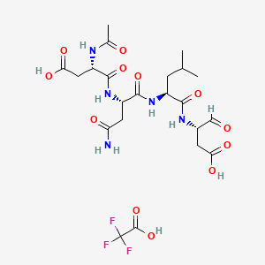 Chemical structure of DOTA-NHS-ester TFA