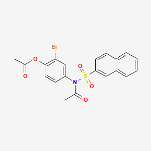 Chemical structure of EBNA1-IN-SC7