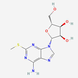 Chemical structure of 2-Methylthioadenosine