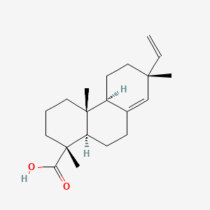 Chemical structure of Sandaracopimaric acid