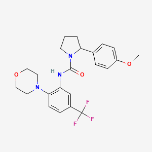 Chemical structure of ZINC40099027