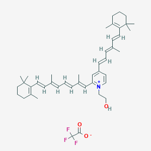 Chemical structure of Pyridinium bisretinoid A2E-d4 TFA